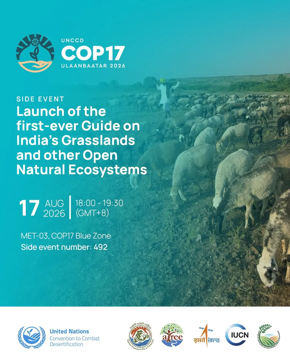 17_08_COP17 Side Event Launch of the first-ever Guide on India's Grasslands