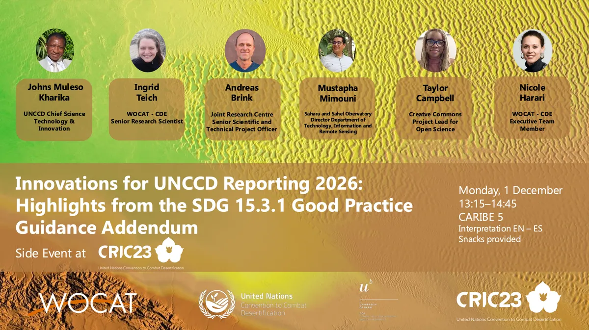 Flyer Side Event_Innovations for UNCCD Reporting 2026