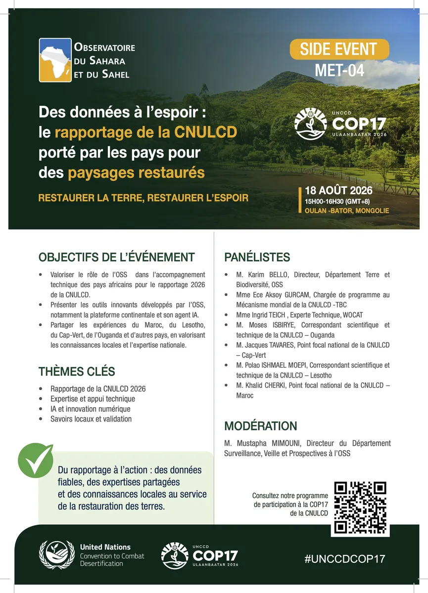 Flyer Side Event OSS COP17UNCCD