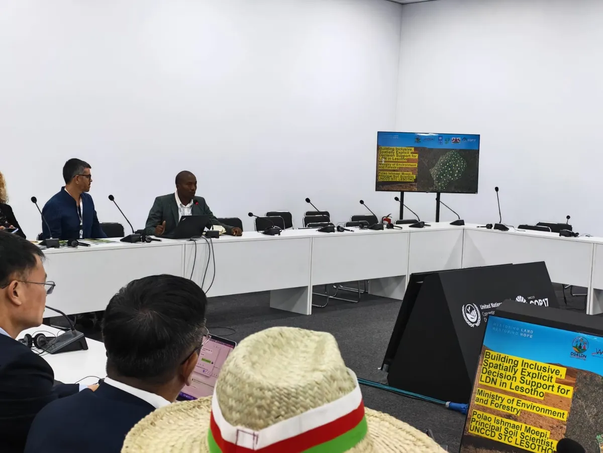 Polao Moepi at Conservation International's Side Event