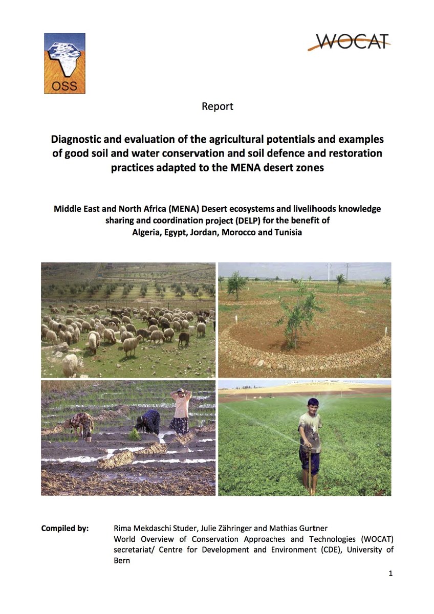 Agricultural pontentials and good practices in the MENA desert zones