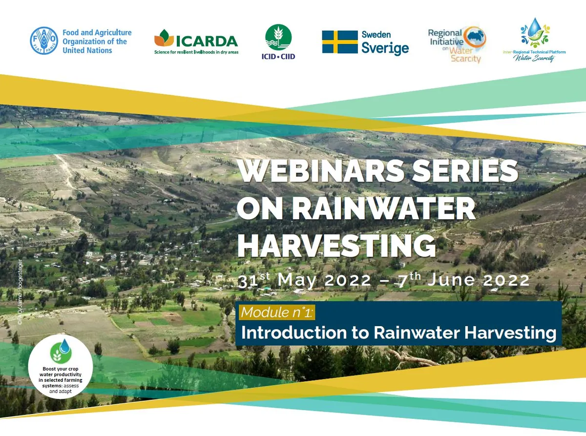 Webinars series on RWH